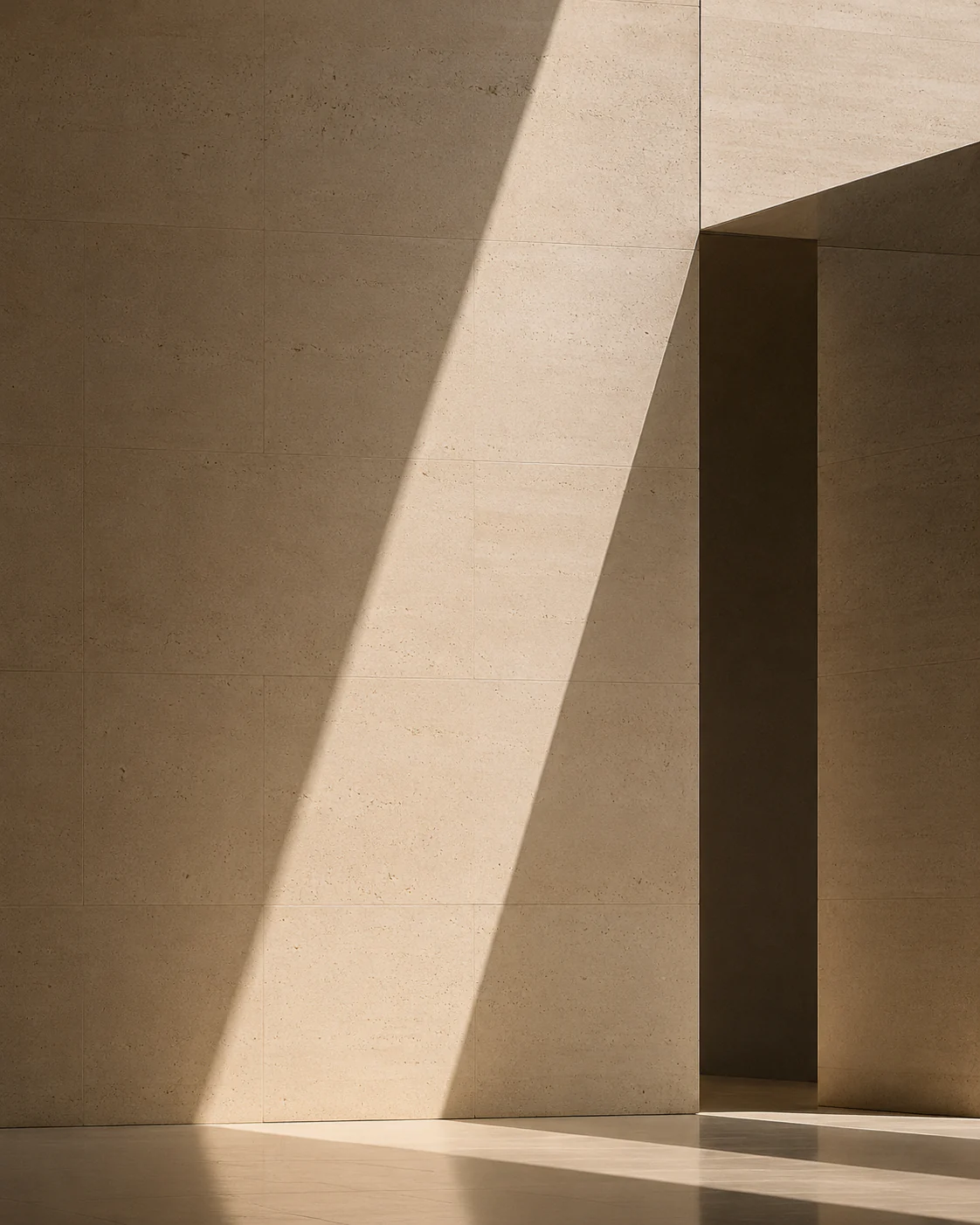 Licht und Schatten auf einer hellen Steinwand, Titelbild zum Ratgeber über die Kosten einer SEO- oder GEO-Agentur